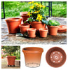 Bloem TerraPot 10.7 in. H X 12 in. D Resin Planter Terracotta Clay