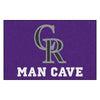 MLB - Colorado Rockies Man Cave Rug - 19in. x 30in.