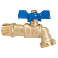 Homewerks 1/2 in. MIP X 3/4 in. MHT Brass Ball Valve Hose Bibb - Deal of The Week