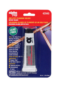 Alpha Fry 1.3 oz Lead-Free Plumbing Solder Silver-Bearing Alloy 1 pc - Deal of The Week