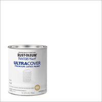 Rust-Oleum Painters Touch Ultra Cover Flat White Paint Indoor and Outdoor 250 g/L 1 qt.