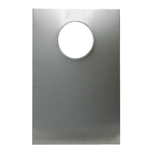 Deflect-O Jordan 4 in. Dia. Silver/White Aluminum Window Plate (Pack of 6)