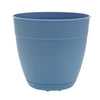 Bloem Dayton 5.75 in. H X 6 in. D Plastic Planter Ocean Blue