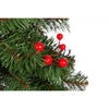 Holiday Bright Lights 30 in.   D Decorated Memorial Christmas Wreath with Stand (Pack of 4).