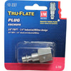 Tru-Flate Steel 1/4 in. I/M Style Plug 3/8 in. Female 1 pc