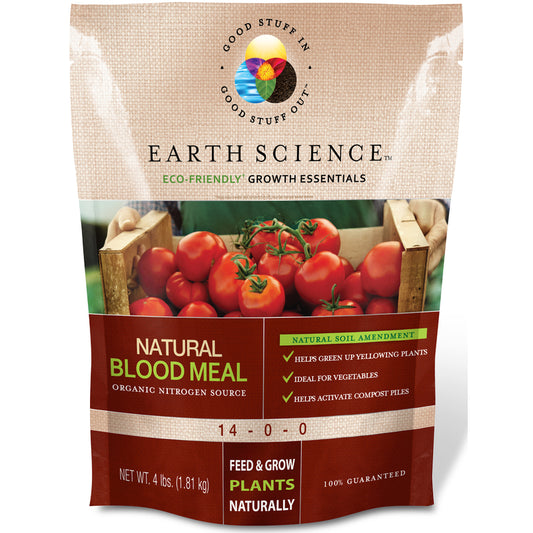 Earth Science Growth Essentials Organic Blood Meal Soil Amendment 4 lb. (Pack of 6)