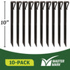 Master Mark Terrace Board 10 in. H Plastic Black Stake Kit
