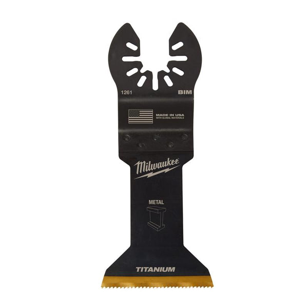 Milwaukee Universal Fit Open-Lok 1-3/4 in. W Bi-Metal Multi-Tool Oscillating Blade Multi-Material 10