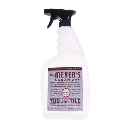Mrs. Meyer's Clean Day Lavender Scent Tub and Tile Cleaner 33 oz. Trigger Spray Bottle (Pack of 6)