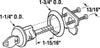 Prime-Line 6 in. W X 9.25 in. L X 1-3/4 in. D Diecast Rim Cylinder Lock - Deal of The Week