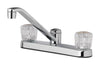 Oakbrook Collection Essentials Two Handle Chrome Kitchen Faucet