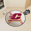 Central Michigan University Baseball Rug - 27in. Diameter