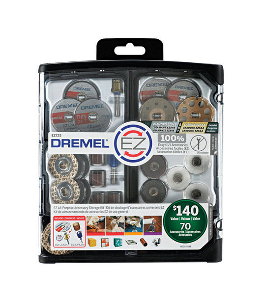 Dremel EZ Lock Metal Rotary Accessory Kit 70 pk
