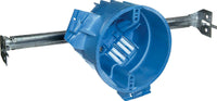 Carlon 25 cu. in. Capacity Thermoplastic SuperBlue Hard Shell Ceiling Box with Hanger Bar