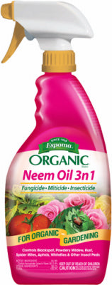Espoma Organic Neem Oil 3n1 Organic Insect, Disease & Mite Control 24 oz. (Pack of 6)
