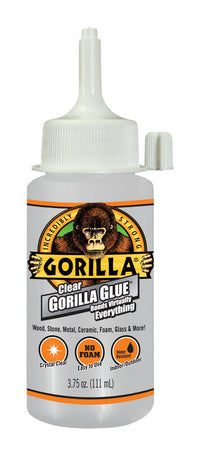 Gorilla High Strength Clear Glue 3.75 oz (Pack of 8)