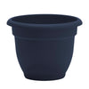 Bloem Ariana Planter 16 in. Dia. Plastic Flower Pot Navy