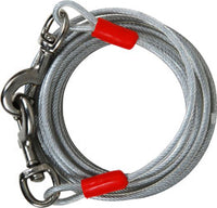 Pet Tie Out Large Dogs Up To 100 lb, Clear, 15 ft.