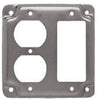 Raco Square Steel 2 gang Box Cover
