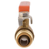 SharkBite 1/2 in. Brass Push Fit Ball Valve Lever For Potable Water