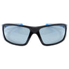 General Electric 04 Series Anti-Fog Impact-Resistant Safety Glasses Smoke Lens Black/Blue Frame 1 pk