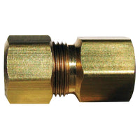 3/8 in. Compression X 1/4 in. D FPT Brass Coupling (Pack of 5)