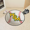 College of William & Mary Baseball Rug - 27in. Diameter