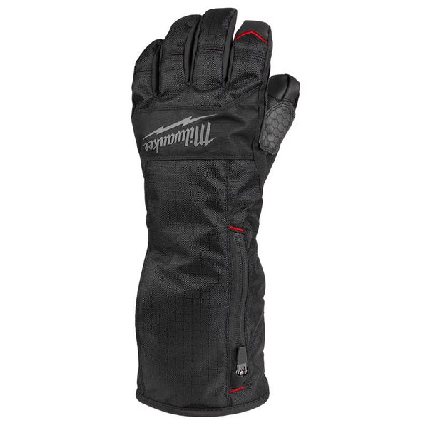 Guantes calefactables negros de poliéster Milwaukee M con batería