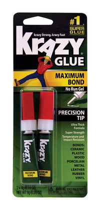 Krazy Glue High Strength Polyvinyl acetate homopolymer Advanced Formula 0.14 oz - Deal of The Week