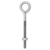 Hampton 1/4 in. x 4 in. L Stainless Steel Eyebolt Nut Included (Pack of 10)
