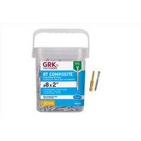 GRK Fasteners No. 8 X 2 in. L Star Coated Reverse Screws 600 pk