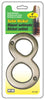 Hillman Distinctions 4 in. Silver Brushed Nickel Screw-On Number 8 1 pc (Pack of 3)