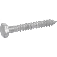 HILLMAN 1/2 in. X 5-1/2 in. L Hex Hot Dipped Galvanized Steel Lag Screw 25 pk - Open Box