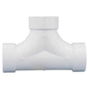 Charlotte Pipe 4 in. Hub X 4 in. D Hub PVC 2-Way Cleanout Tee 1 pk