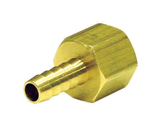 JMF Brass 1/4 in. Dia. x 3/8 in. Dia. Adapter Yellow 1 pk (Pack of 10)