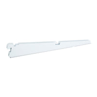 Organized Living Freedom Rail Steel White Ventilated Bracket 500 lbs. Capacity 12 L in.