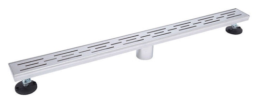 BK Products 2 in. D Chrome Linear Shower Drain