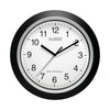 La Crosse Technology 12 in. L X 1 in. W Indoor Casual Analog Atomic Wall Clock Glass/Plastic Black/S - Open Box