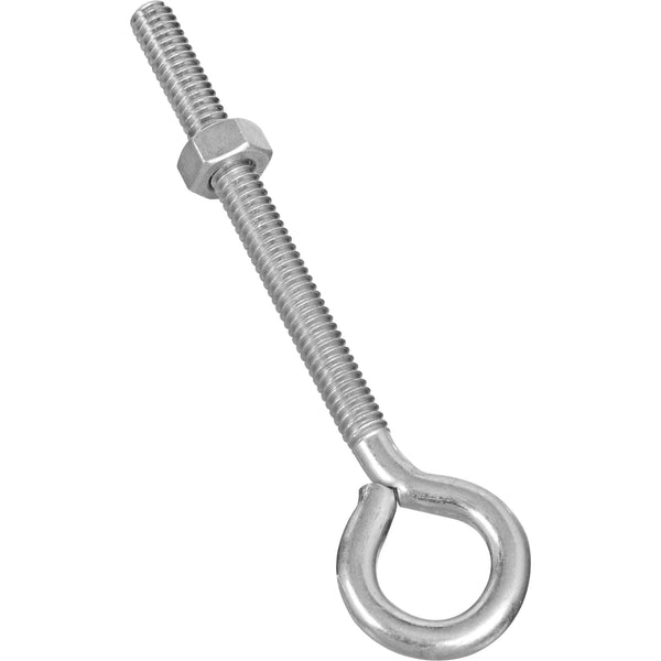 Perno de ojo 2160BC de 1/4" x 4", galvanizado