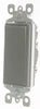 Leviton Decora 15 amps Single Pole Rocker AC Quiet Switch Brown 1 pk