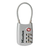 Master Lock 1-9/16 in. H X 1-3/16 in. W Steel 3-Dial Combination Luggage Lock