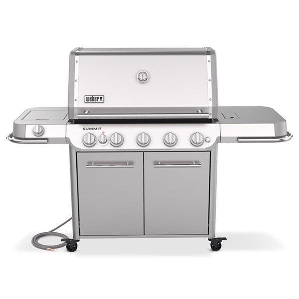 Parrilla de gas natural Weber Summit FS38 S de 5 quemadores de acero inoxidable
