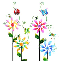 Exhart Assorted Metal 50 in. H Yard Stake Set (Pack of 12)