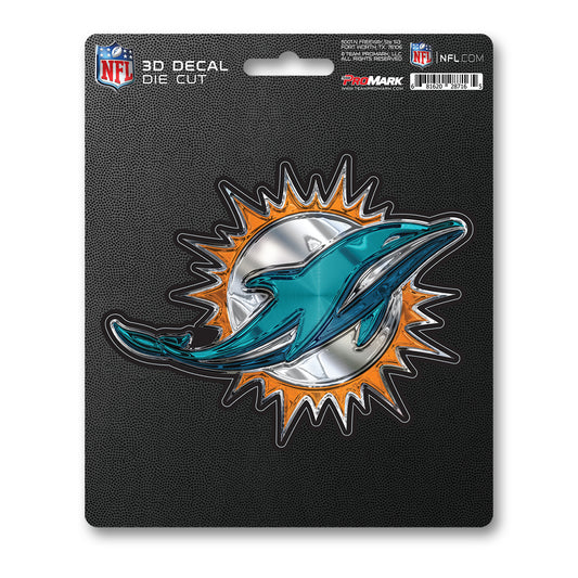 NFL - Miami Dolphins 3D Decal Sticker