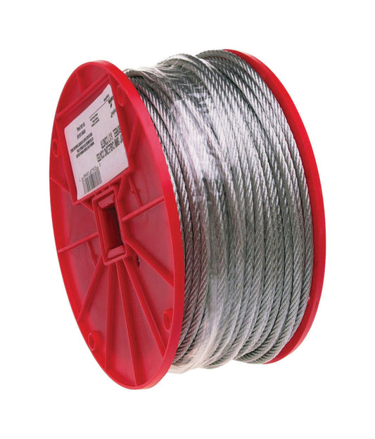 Campbell Galvanized Galvanized Steel 1/8 in. D X 500 ft. L Aircraft Cable