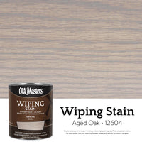 Old Masters Semi-Transparent Aged Oak Oil-Based Wiping Stain 1 Qt. (Pack of 4)