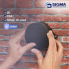 Sigma Electric Round Stamped Steel 4.13 in. H X 4.13 in. W Flat Box Cover