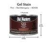 Old Masters Red Mahogany Gel Stain 1 pt. (Pack of 4)