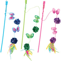 Spot Butterfly Mylar Wand