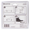 Hampton 5 in. L Silver Stainless Steel Hands-Free Door Pull